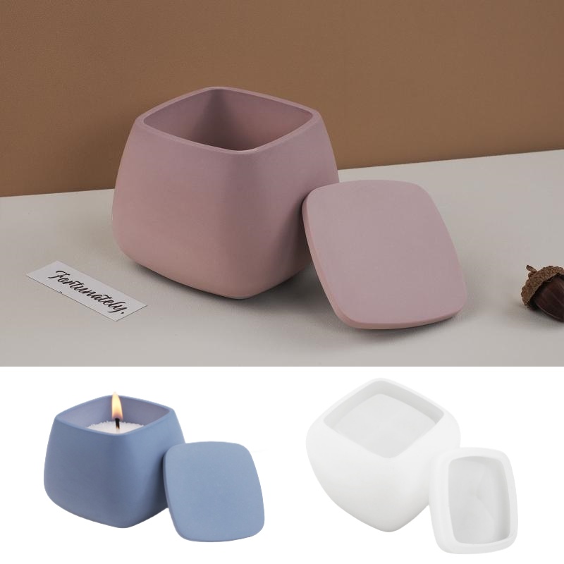 1set Square Storage Box UV Res - Candle Making Diy recension och pris