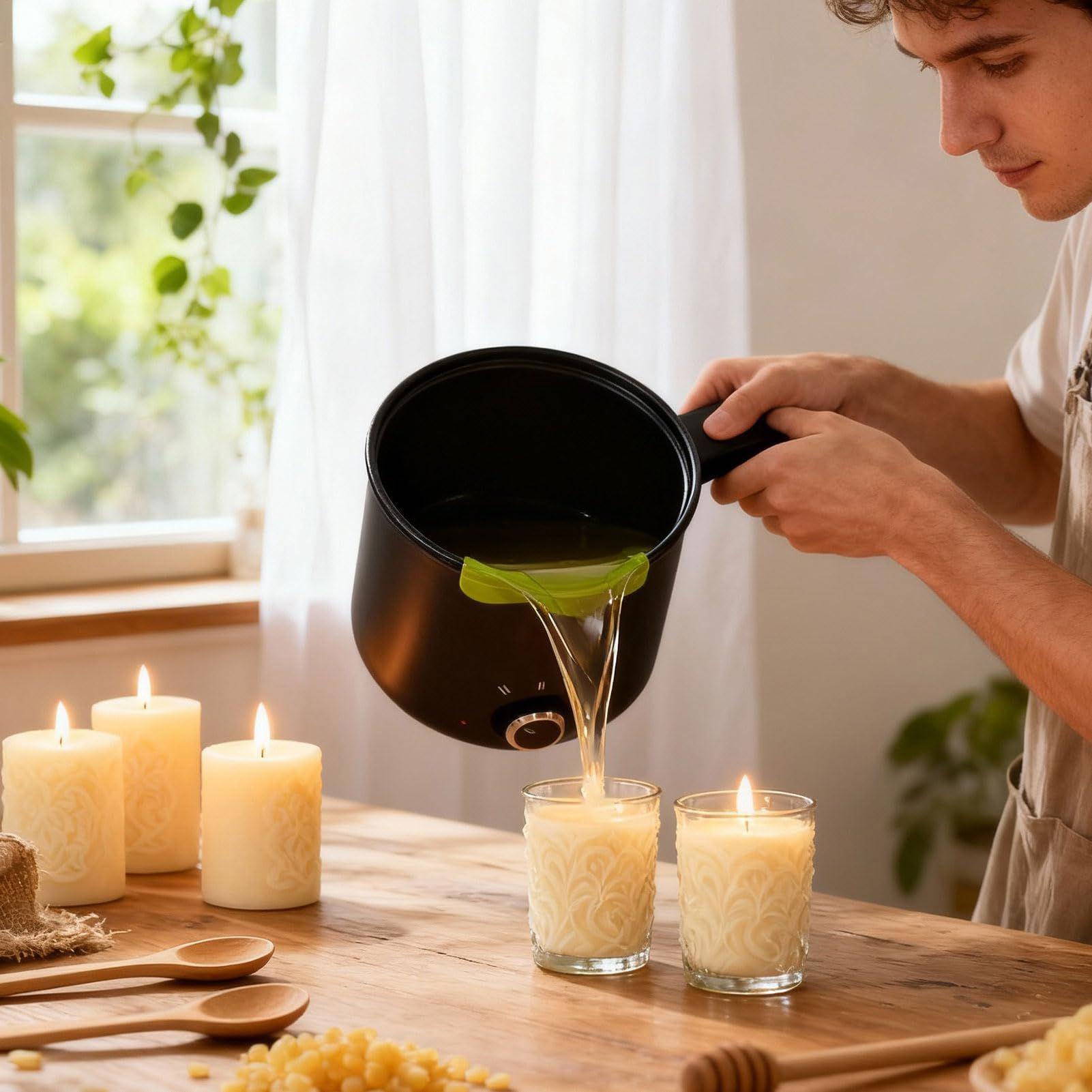 1.5L Wax Melting Pot Candle Wa - Candle Making Thermometer recension och pris