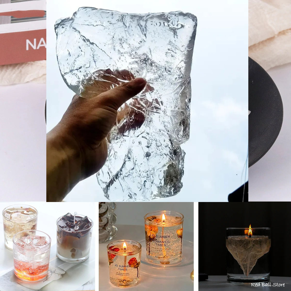 100G Jelly Wax Wholesale DIY H - Candle Making Raw Material Wholesale recension och pris
