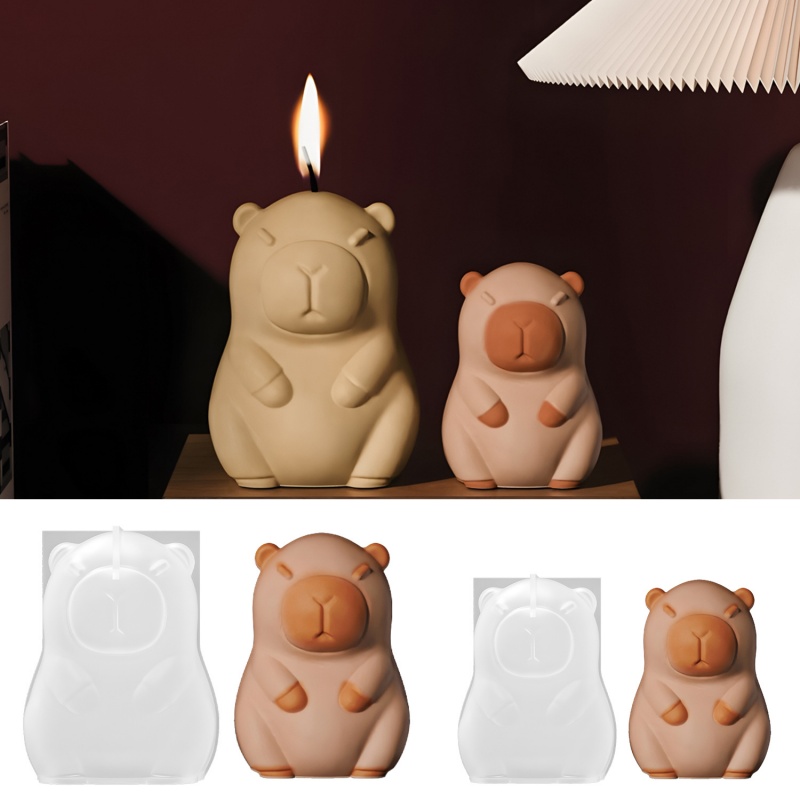 Capybara Pudding Baking Silico - Candle Making Diy recension och pris