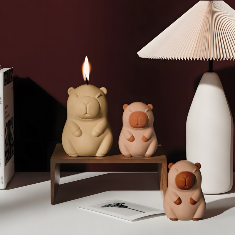 Capybara Pudding Baking Silico - Candle Making Diy recension och pris