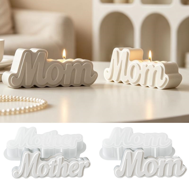 Letter Shape Vase Plaster Sili - Candle Making Diy recension och pris