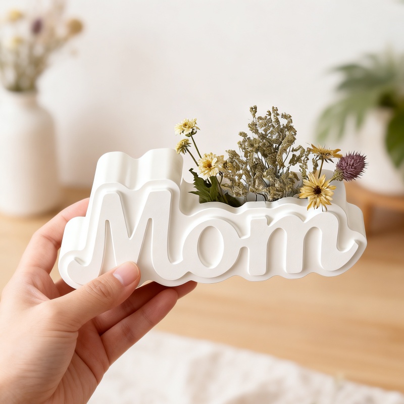 Letter Shape Vase Plaster Sili - Candle Making Diy recension och pris