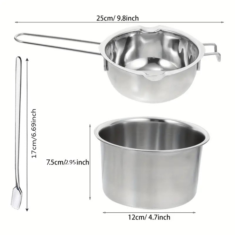 3Pcs Stainless Steel Melting P - Candle Making Thermometer recension och pris