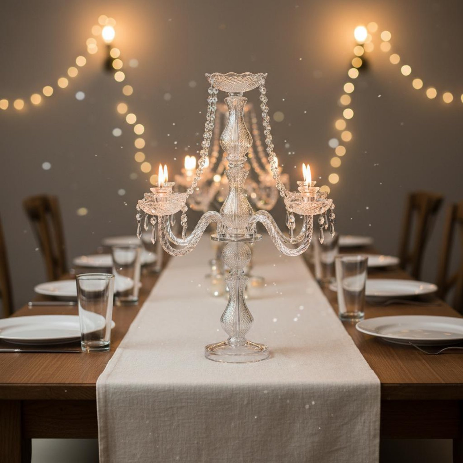 Crystal Candelabra Elegant Wed - Candle Making Diy recension och pris