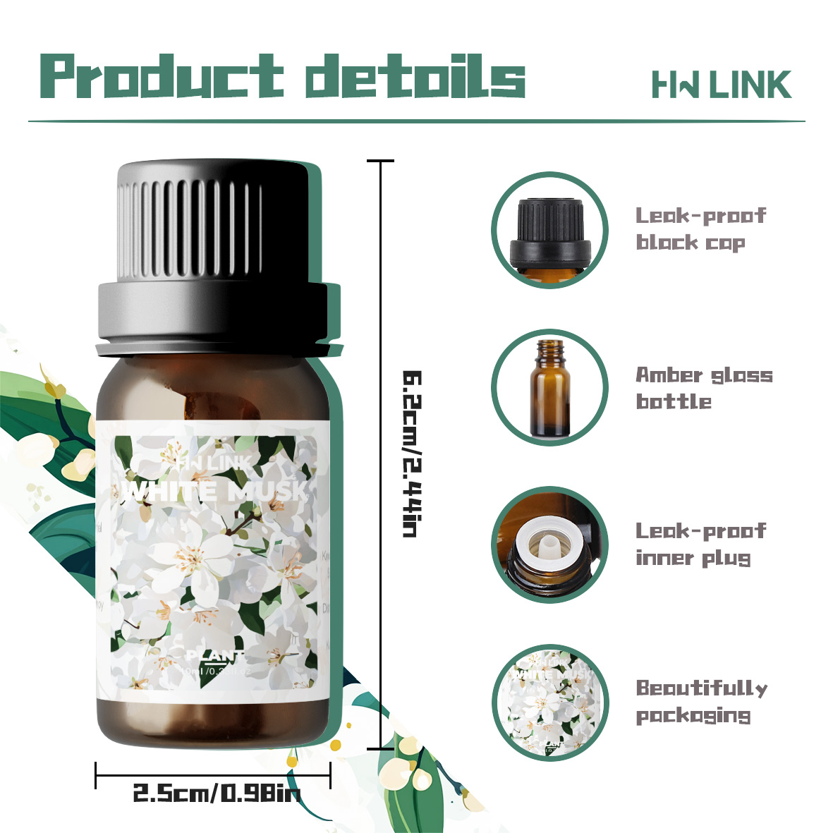 10ml White Musk Fragrance Oils - Candle Making Diy recension och pris