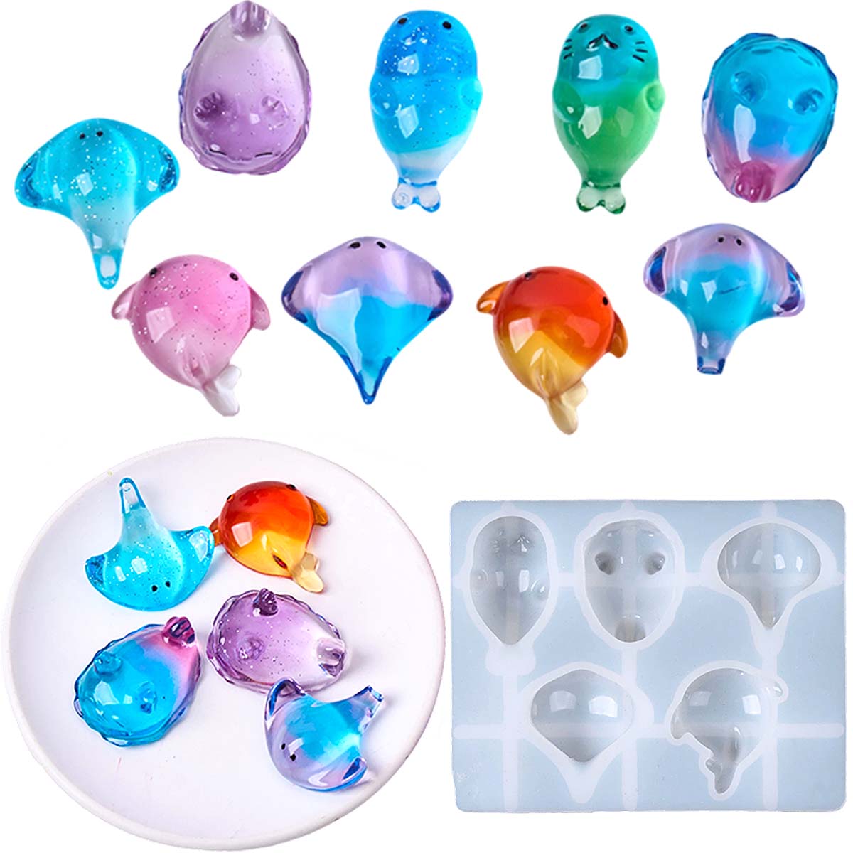 3D Healing Kawaii Manta Ray Wh - Candle Making Diy recension och pris