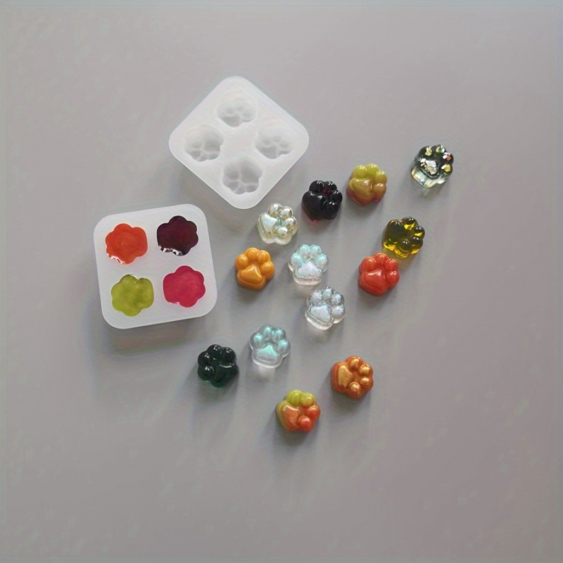 1Cat Paw Pattern Silicone Mold - Candle Making Diy recension och pris