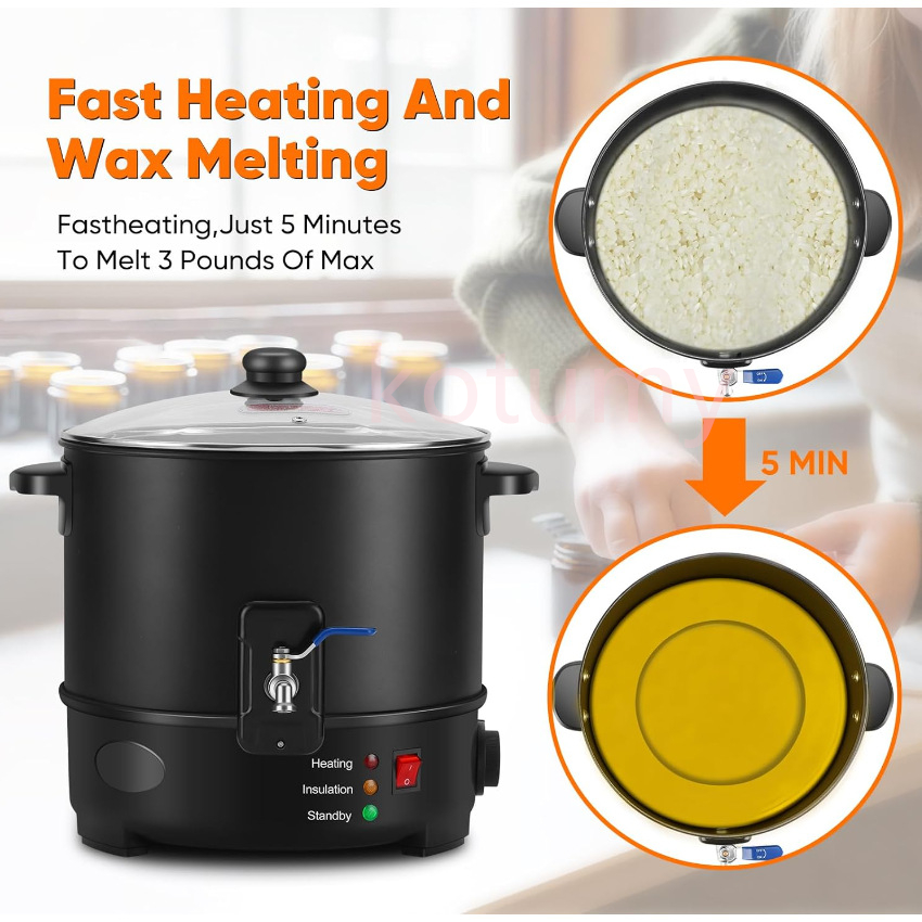 6L Small  Wax Melter Paraffin  - Candle Making Machine recension och pris