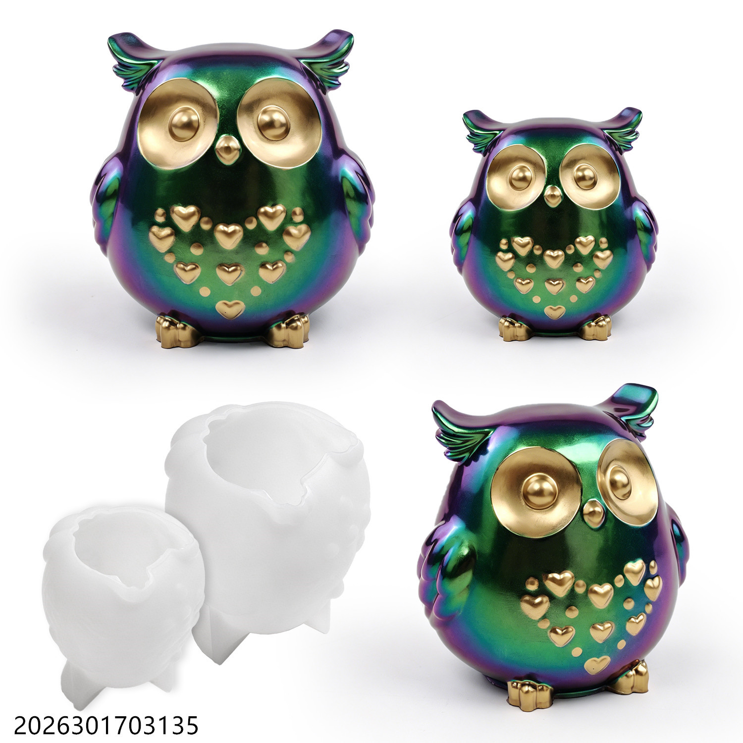 Owl Silicone Mold 3D Bird Shap - Candle Making Diy recension och pris